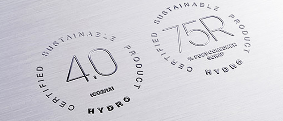 Hydro lanserar certifierade miljöprodukter av aluminium